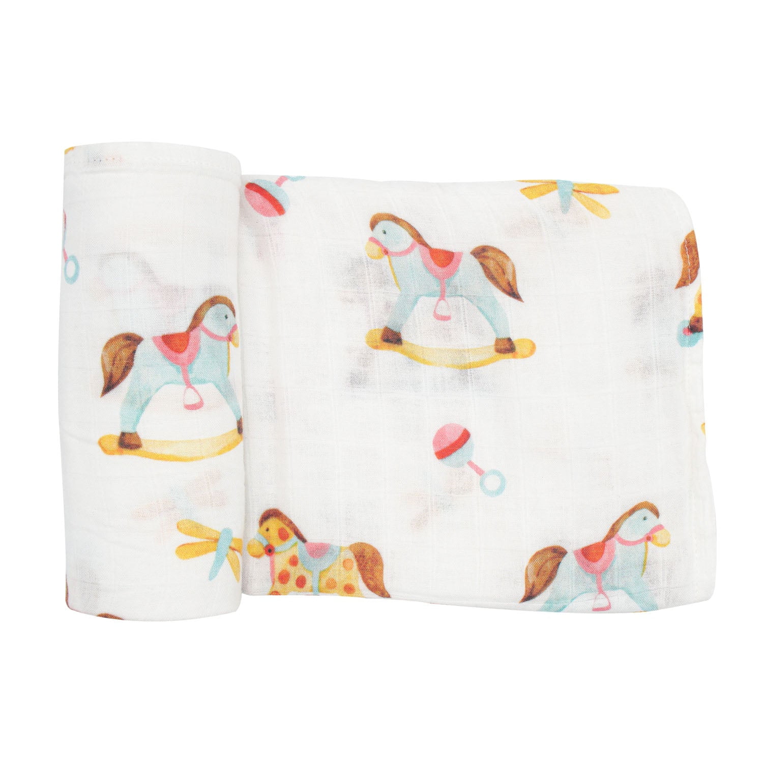 Muslin Swaddle - Rocking Horse