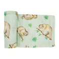 thumbnail image 1 of Muslin Swaddle - Sloth, 1 of 3