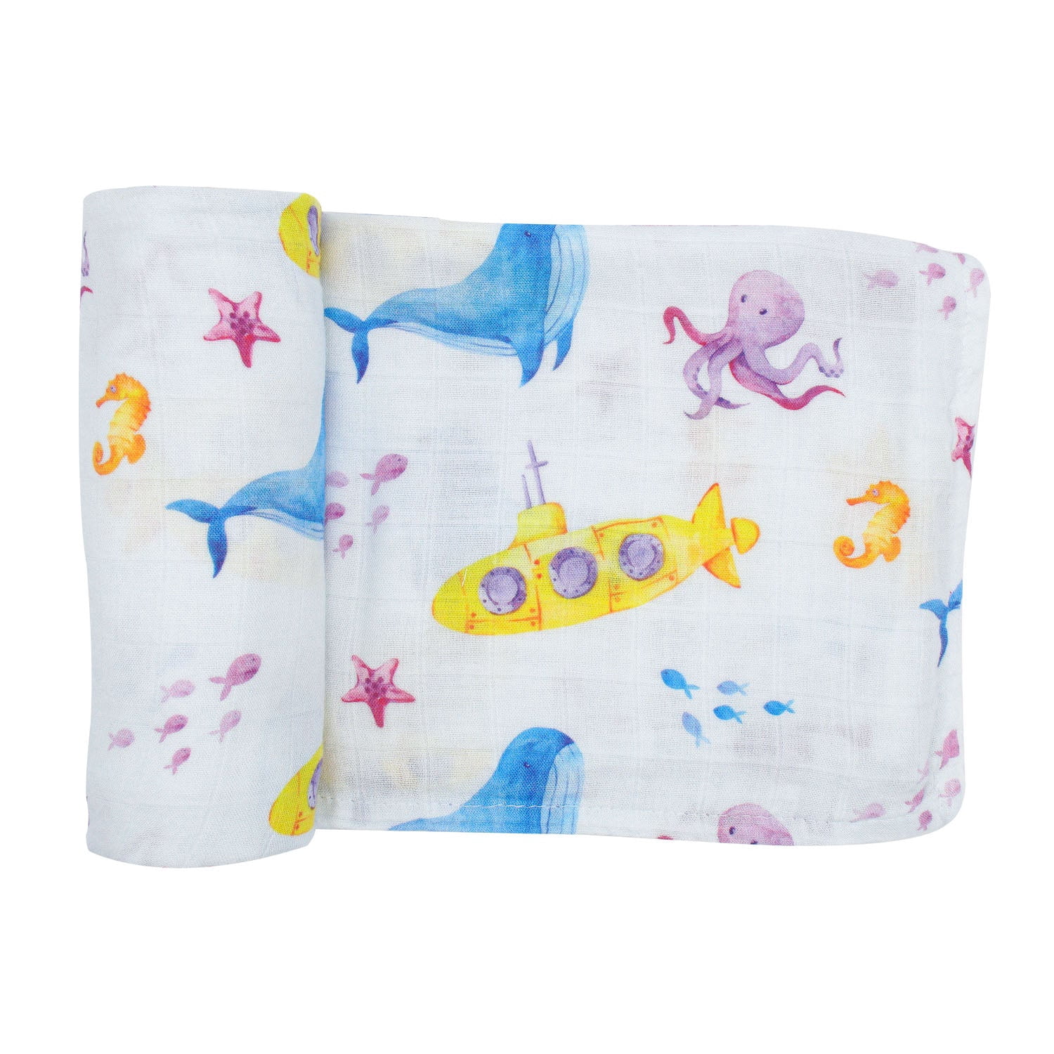 Muslin Swaddle - Undersea