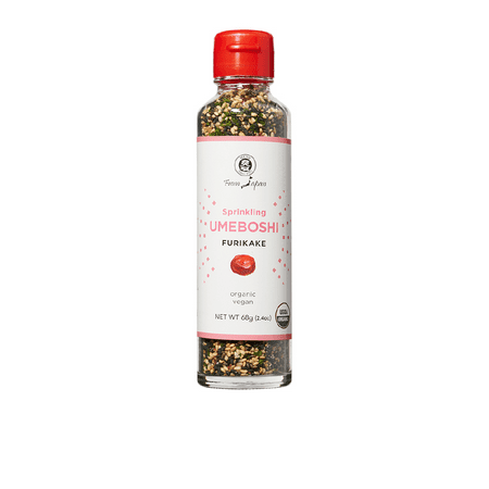 Muso From Japan Organic Vegan Sprinkling Umeboshi Furikake, 2.4 oz [Pack of 6]