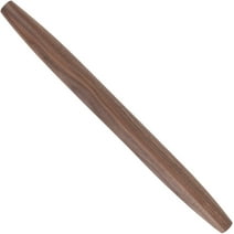 Muso Wood Decorative French Rolling Pins for Baking,Wooden Rolling Pin,Pastry Pizza Dough Roller (Walnut 15-3/4 Inch)