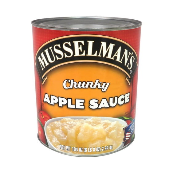 Musselman's Apple Sauce , Chunky, 104 oz - Case of 3