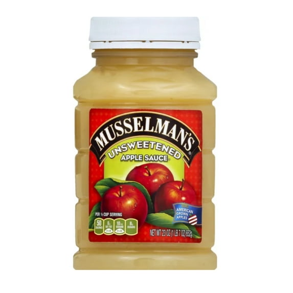 Musselman's Apple Sauce - Natural Unsweetened 23 oz, Pack of 1