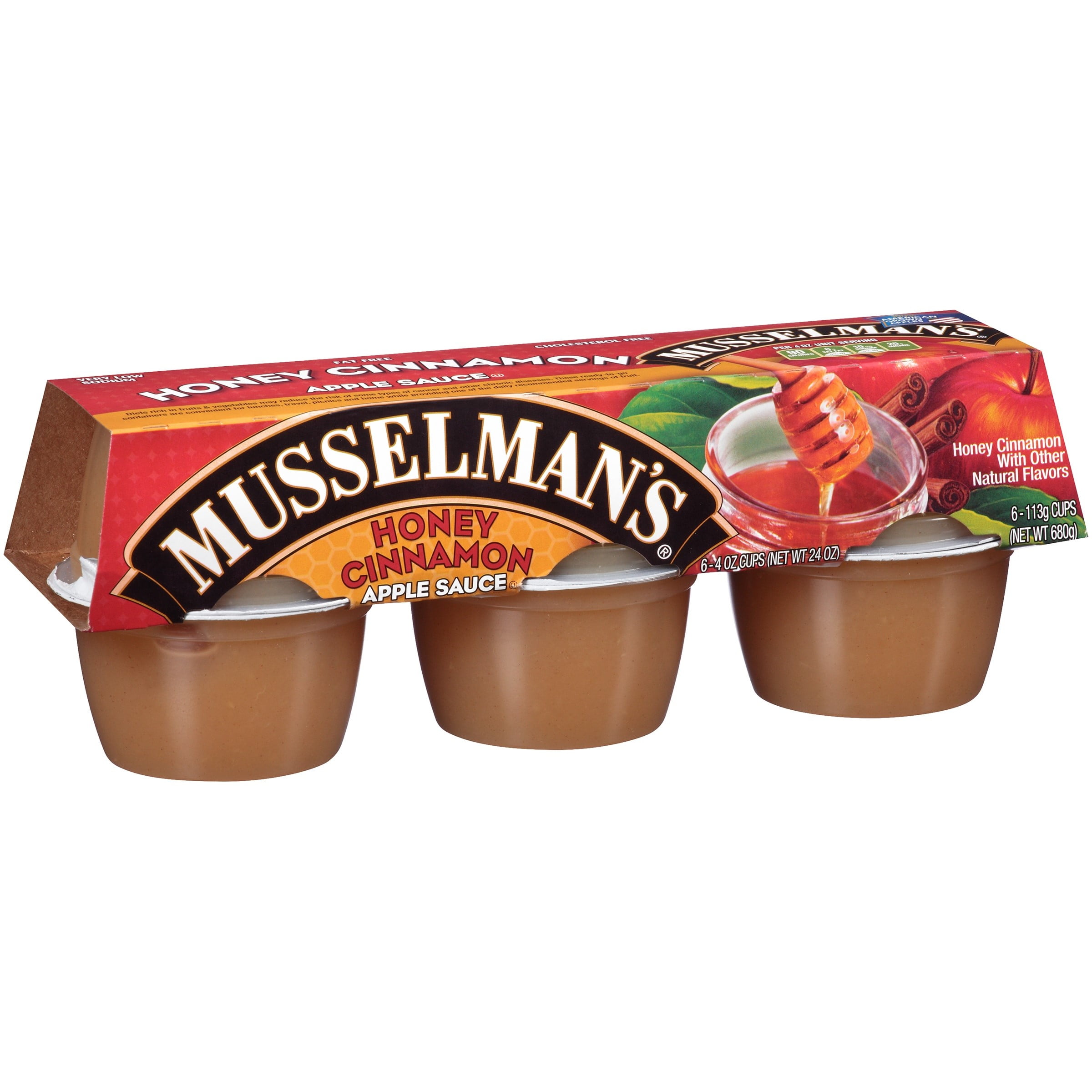 Musselman's Honey Cinnamon Applesauce 64 oz. Cups