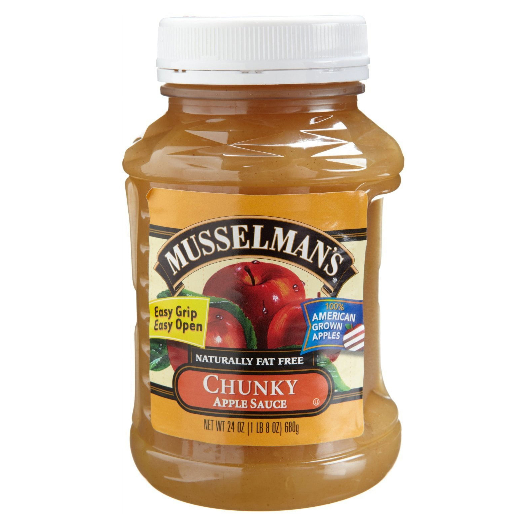 Musselman s Chunky Applesauce 24oz Bottle Pack Of 4 Walmart