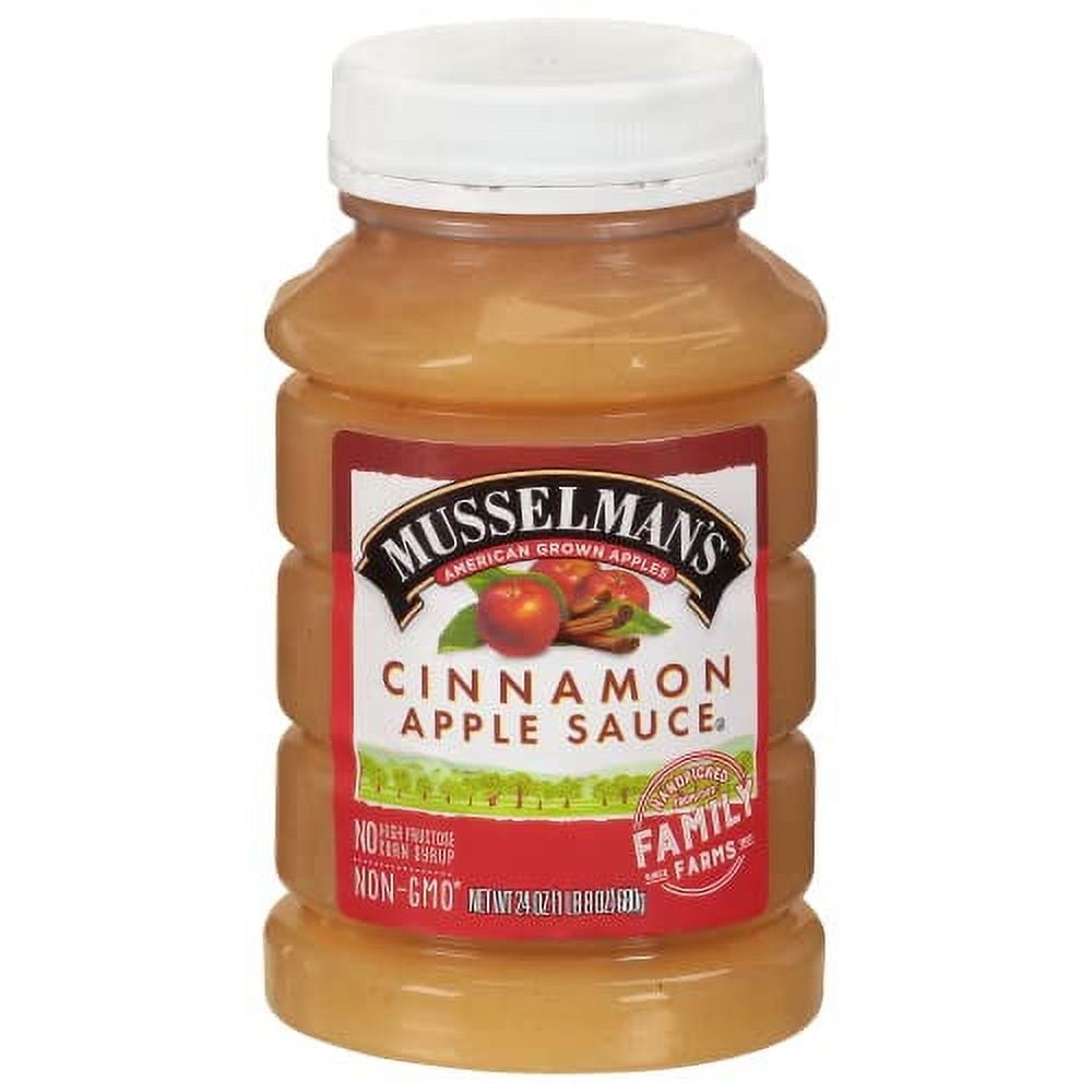 Musselman's Cinnamon Applesauce 12 Ct, 24 oz - Case of 12 - Walmart.com