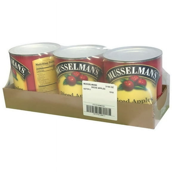 (Price/case)Musselman'S Diced Apples Water Pack - 3/104 Oz Cans