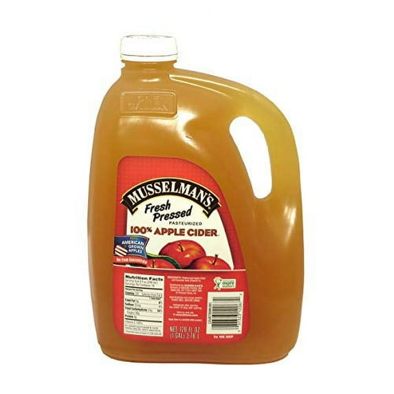 Musselman's Fresh Pressed 100% Apple Cider, 128 oz - Case of 4