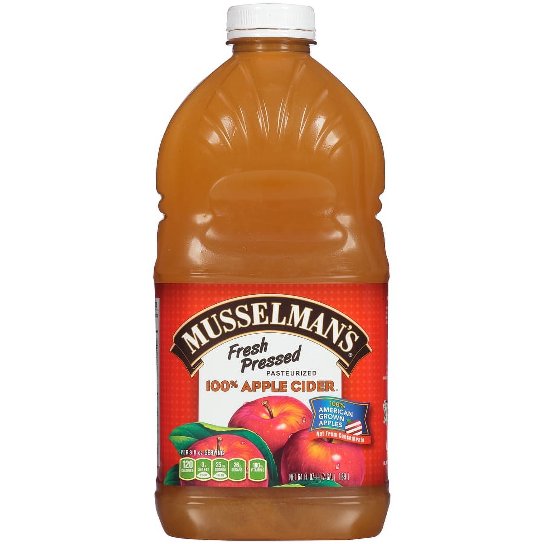 Musselman's Fresh Pressed 100 Apple Cider, 64 fl oz