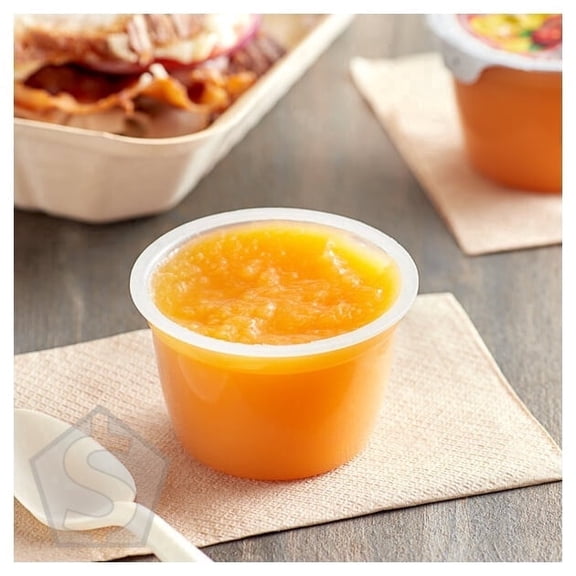Musselman's Lite Mango Orange Fruit 'N Sauce 4.5 oz. Cup - 72/Case