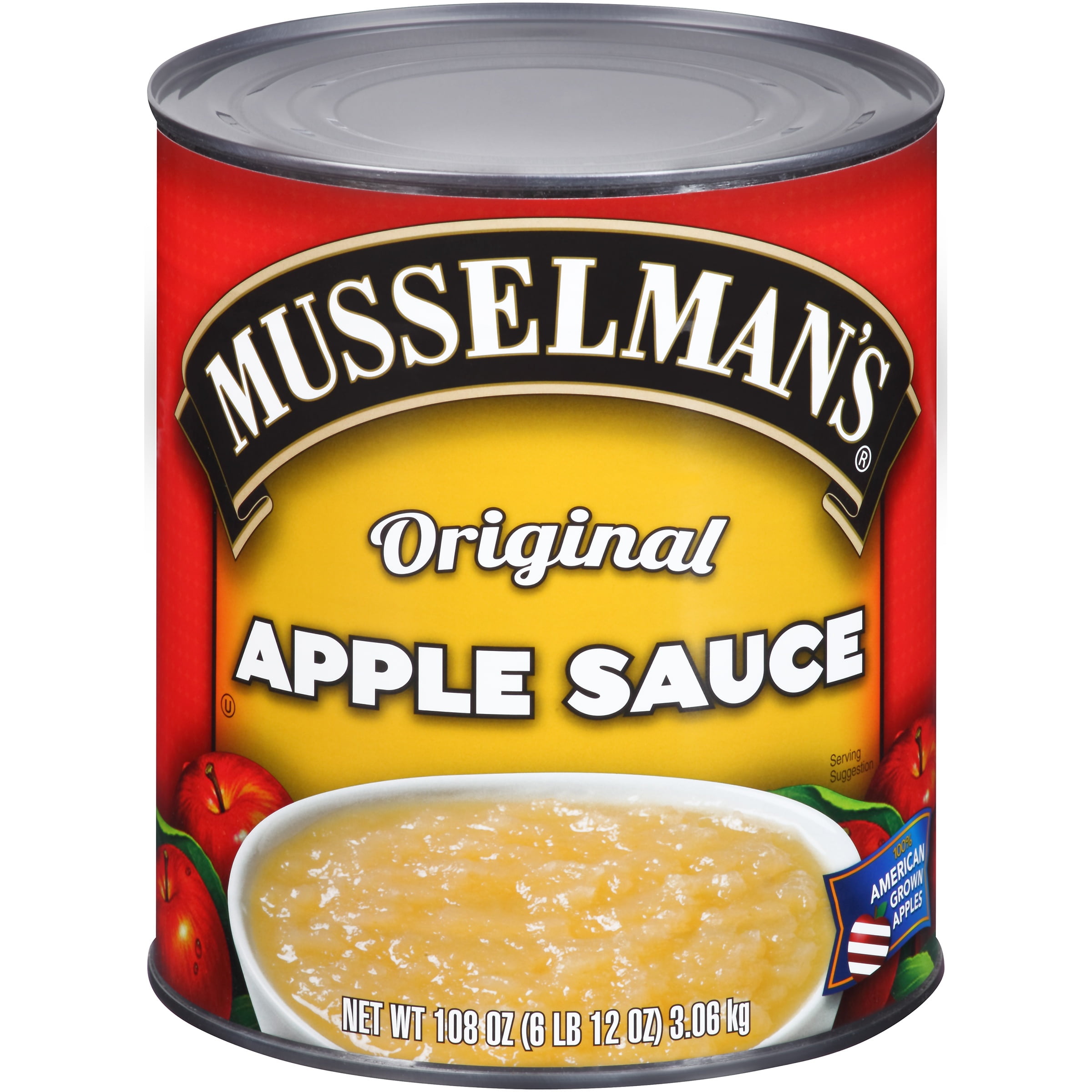 Musselman's Original Applesauce, 108 oz Can - Walmart.com