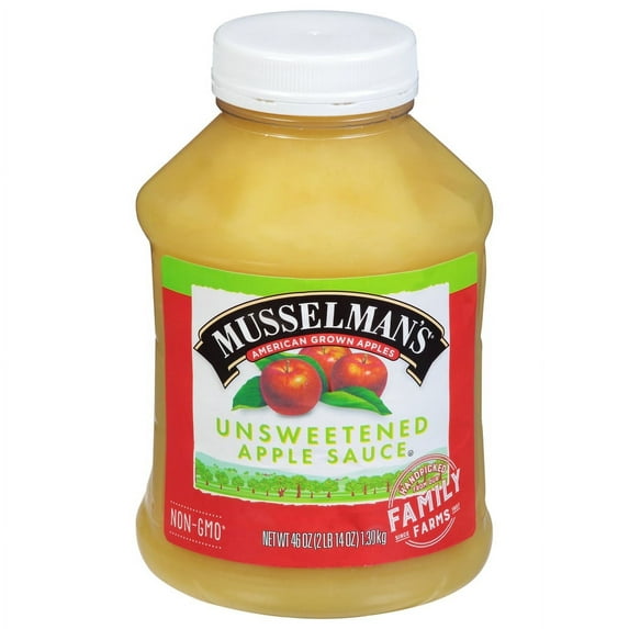Musselman's Unsweetened Applesauce, 46oz Jar