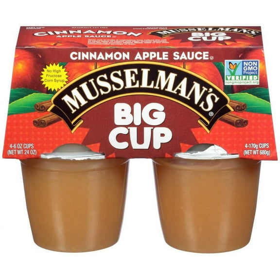 Musselmans Cinnamon Apple Sauce, 24 Ounce -- 12 per case