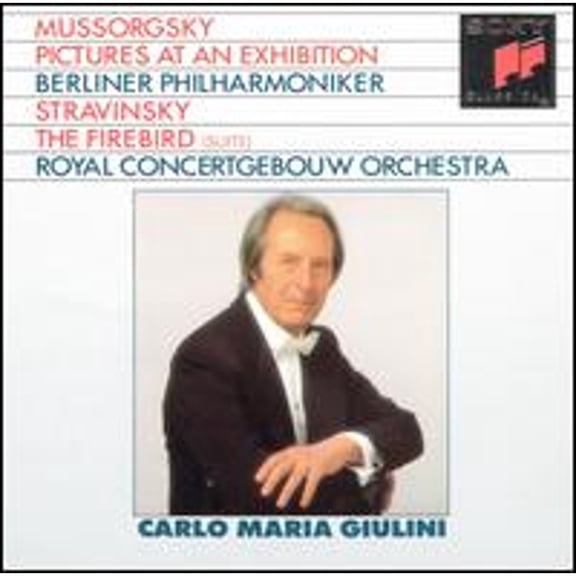 Pre-Owned Mussorgsky: Pictures at an Exhibition; Stravinsky: The Firebird (CD 0074644593525) by Carlo Maria Giulini (conductor)