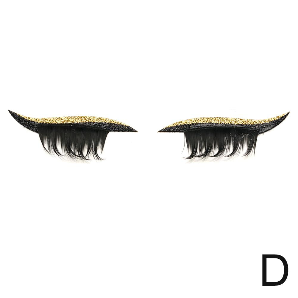 Reusable Eyeliner And Eyelash Stickers European Makeup America FAST