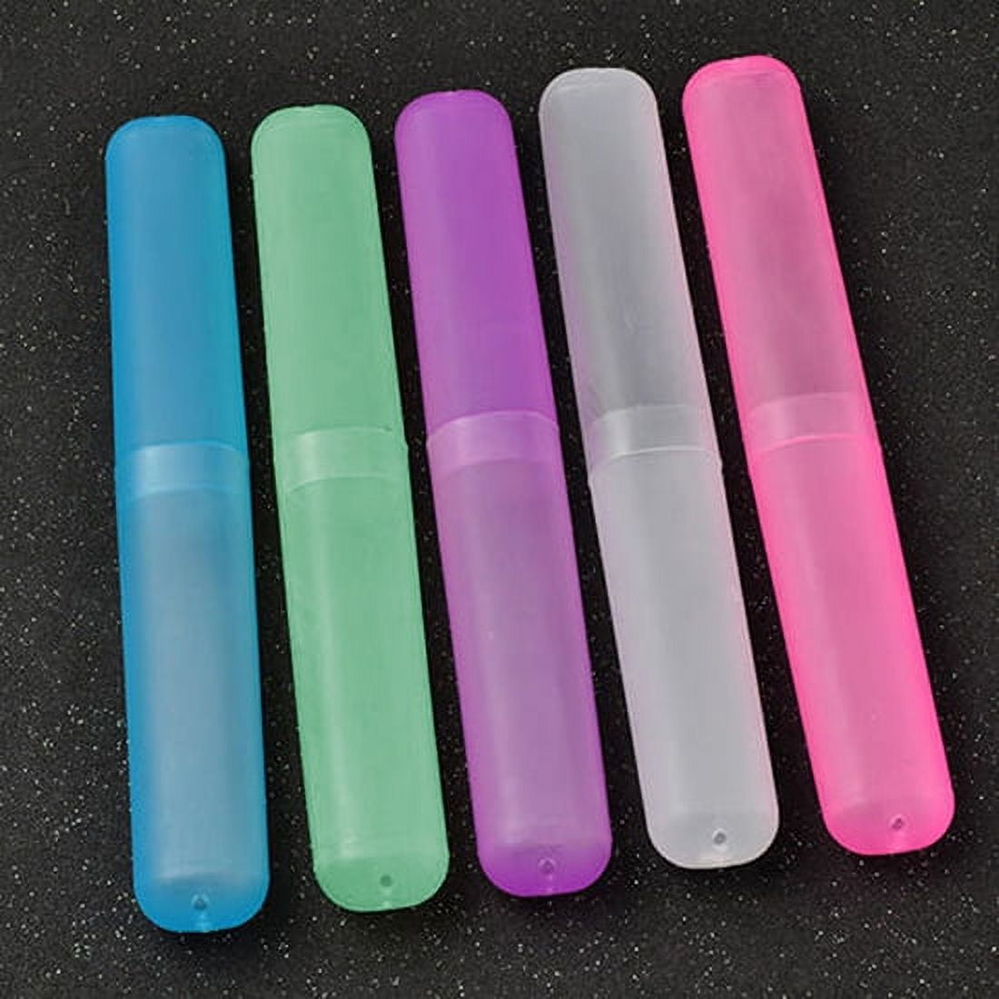Mini Toothpaste Container Limei5 Pack Portable Toothbrush Container, Camping Storage Box ...