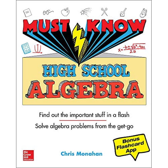 Pre-Owned Must Know High School Algebra (Paperback) 1260452921 9781260452921