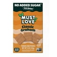 thumbnail image 1 of Must Love Classic Graham RRF12 - No Added Sugar, with Dates - Great for Pie Crust, Mini S'more, Cheese Boards - Simple Ingredients, Vegan, Plant-Based - Healthy Snacking for Family, 2 Pack x 5 oz, 1 of 3