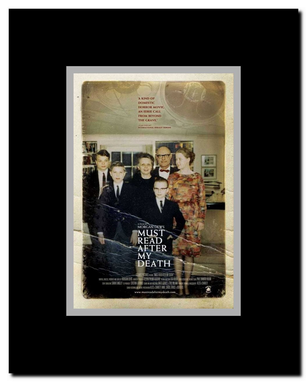 Must Read After My Death Framed Movie Poster