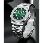 Must-have for Men High-end fashionable ultra-thin Nautilus steel strap waterproof luminous watch