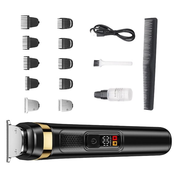 Mustache Body Face Grooming Set Professional Electric Hair Clippers Barber Cutting Machine Beard Trimmer for Men