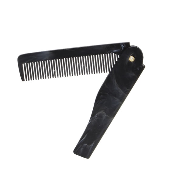 Mustache Brush Beard Brush Plastic Folding Comb Hair Styling Comb for Man