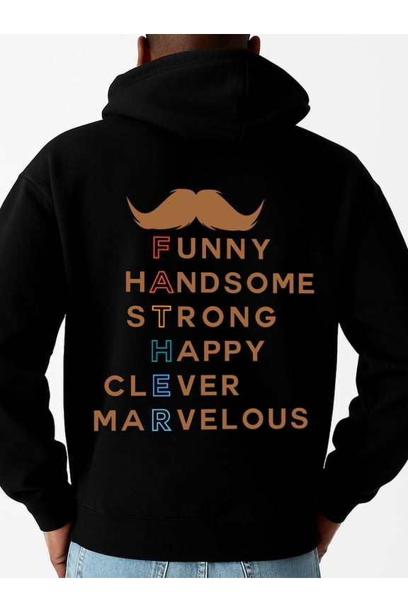 Mustache Maniac 1 piece Fun couple hoodie hooded sweatshirt spring funny winter autumn streetwear high quality elegant casual black Casual Sporty Style Unique Design Unisex hoodie