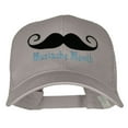 thumbnail image 1 of Mustache Month Solid Cotton Prostyle Twill Mesh Cap - Grey OSFM, 1 of 5