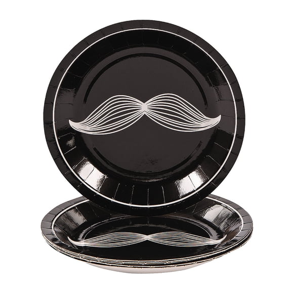 Mustache Party Dessert Plates