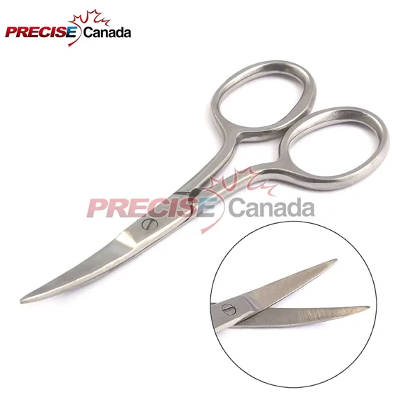 Mustache Scissors ,Nose Ear Hair Remover Scissor Curved (Lady Scissors)