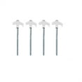 Mustacti 4 PCS 8" Screw In Tent Stakes Ground Screw In Drillable Tent