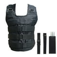 Mustacti Adjustable Weighted Vest Set For Effective Running And Fitness