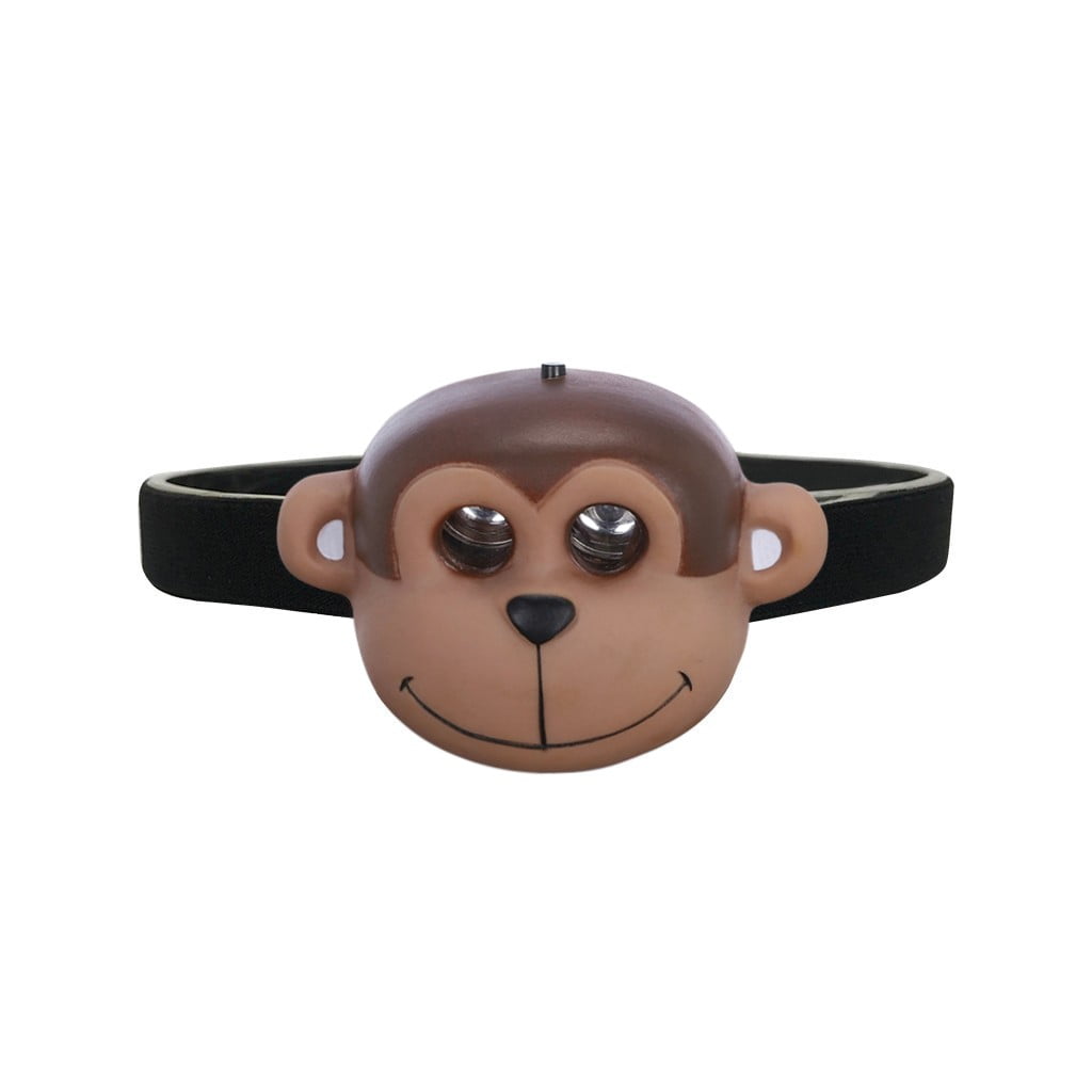 Mustacti Child's Children Kid Novelty Animal Flash LED Head Light Torch