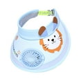 Mustacti Children'S Hat Summer With Fan Sun Visor Hat Men'S And Women'S