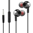 thumbnail image 1 of Mustacti Earphones In Ear Headphones With Microphone 3.5mm Wired Earbuds For And Android Smartphones Laptops Mp3 Gaming Walkman Cards Soft Earbuds Video Game Headset, 1 of 3