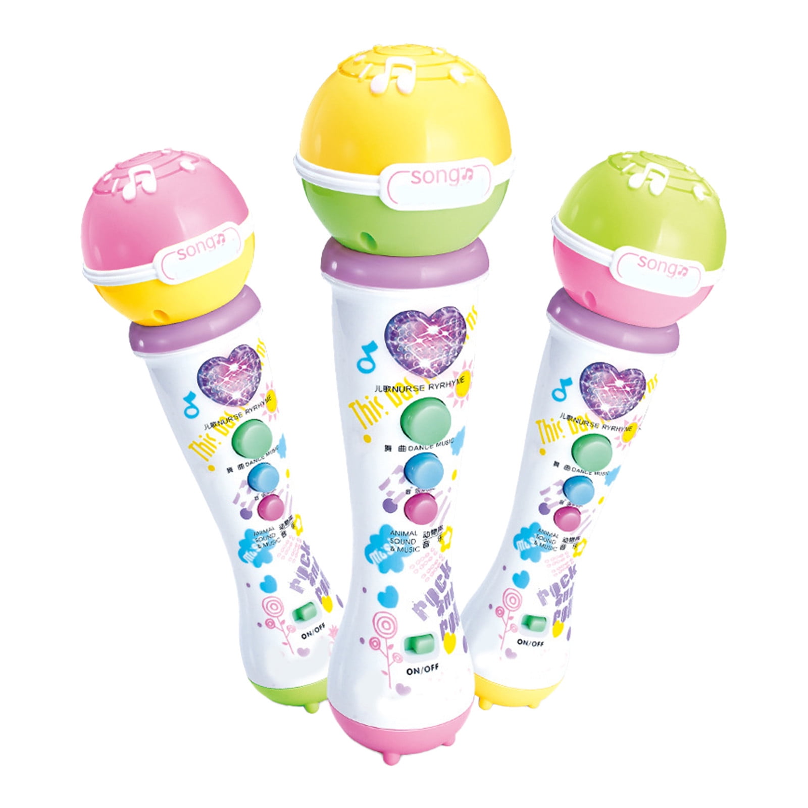 Mustacti Kids Microphone With Voice Change Function Music Karaoke Toys