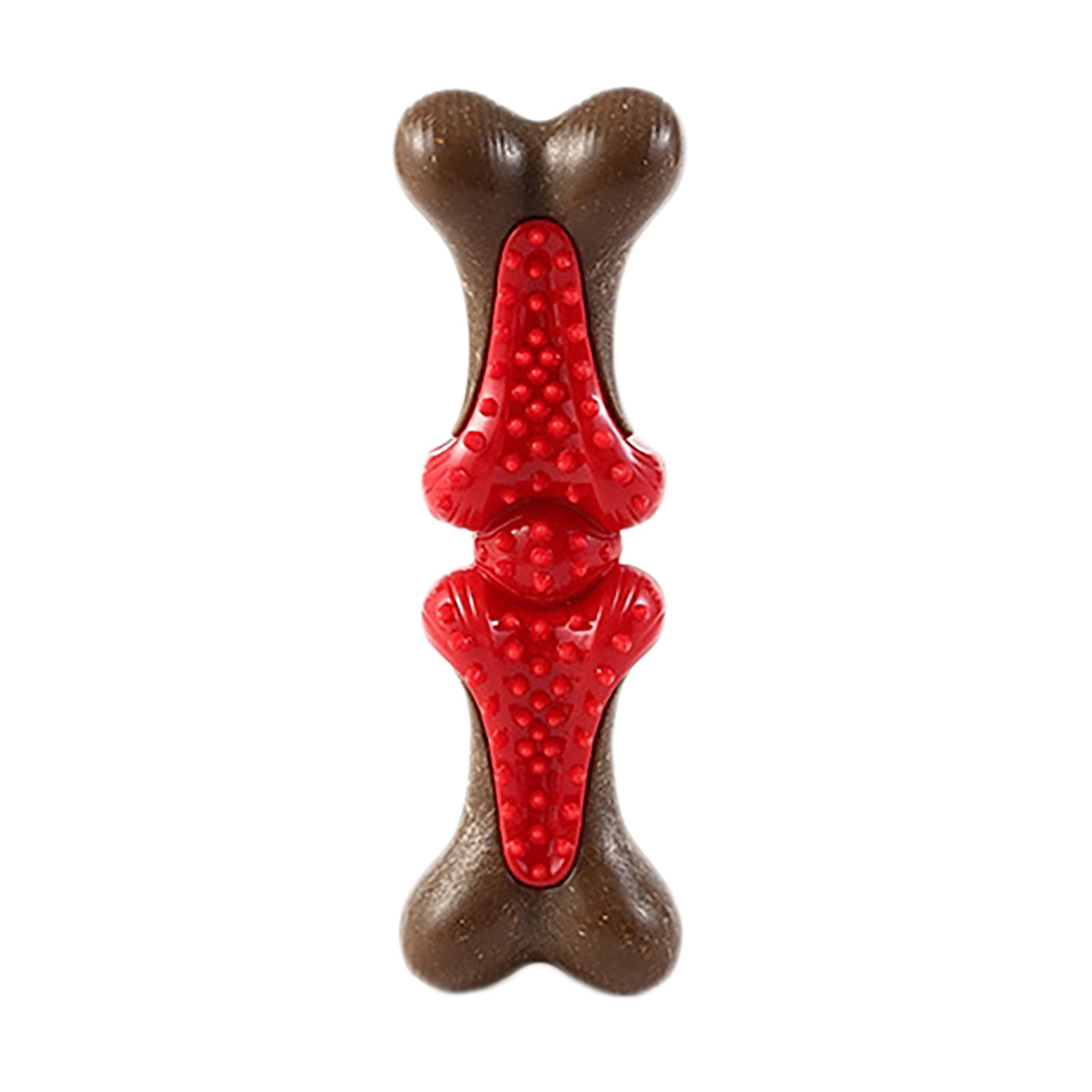 Mustacti Pet Dog Chewing Toys Rubber Bone Dog Toys Chewing Toys For