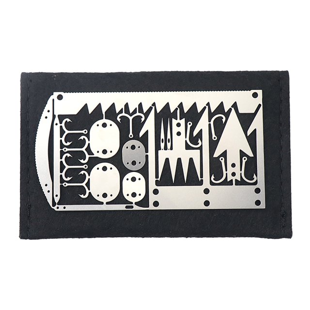 Mustacti Tool Fishing Gear Card Multitool Kit Emergency Pocket Top