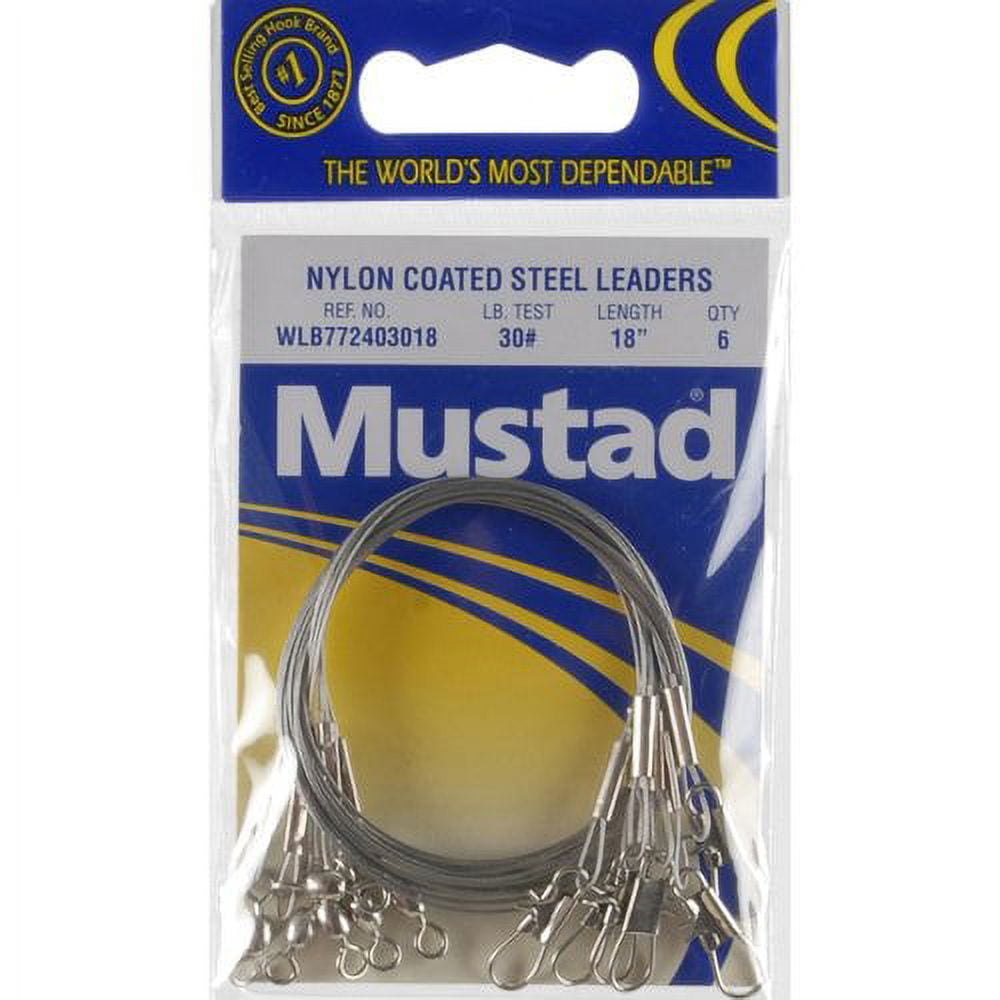 Mustad 18 In Leader 30 Lb