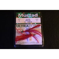 Mustad 233BLNR Triple Grip Dressed Treble Hook -Size 2 