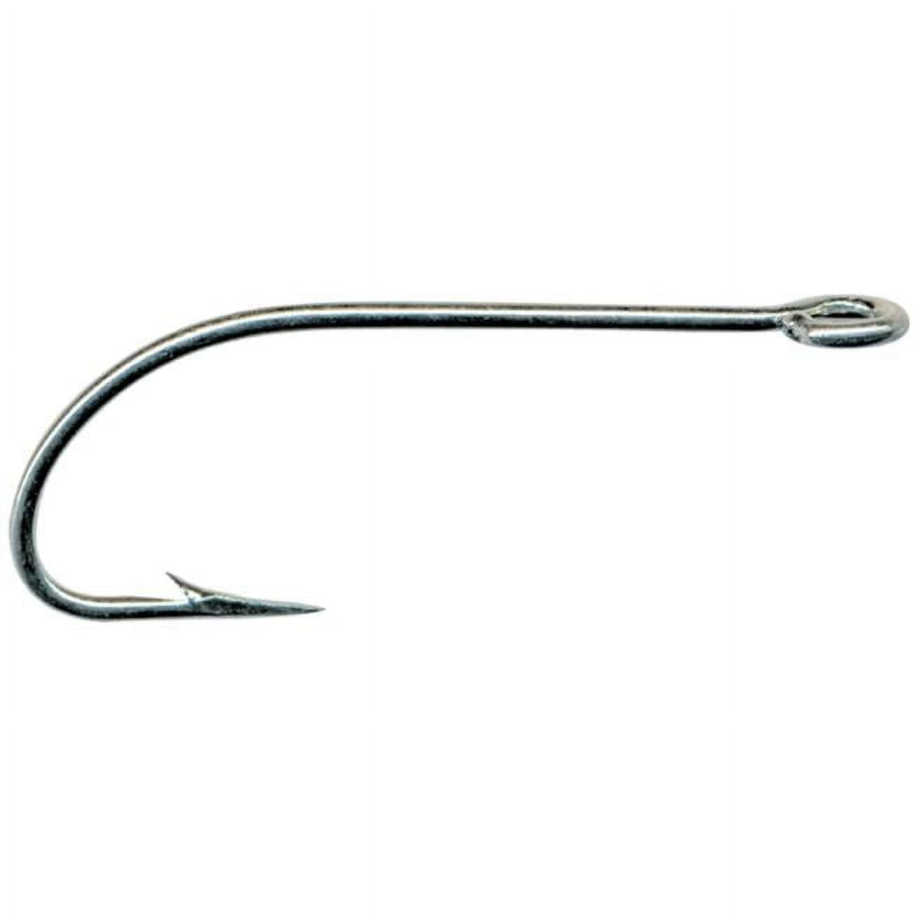 Mustad 31010DT-6-0 Limerick Ringeye Cadmium Hook - Pack of 100, Size 6-0