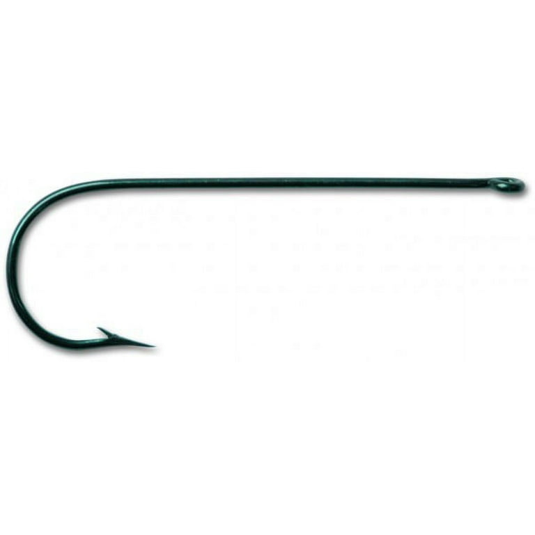 Mustad 3261-BU-2-10 Aberdeen Hook Size 2 Long Shank Round Bend