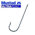 thumbnail image 1 of Mustad 3261-BU-4-100 Aberdeen Hook Size 4 Long Shank Round Bend, 1 of 14