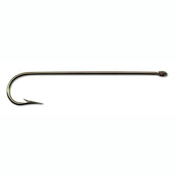 Mustad 3261D-BR-4-100 Aberdeen Cricket Hook Size 4 4X Long Shank