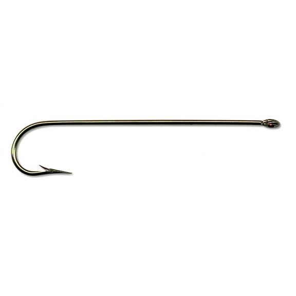 Mustad 3261D-BR-6-10 Aberdeen Cricket Hook Size 6 4X Long Shank