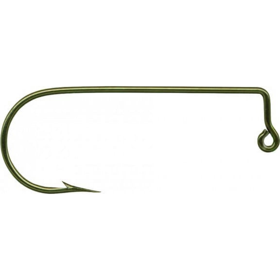 Mustad 32760 Aberdeen Jig Classic Hook, 90 Degree Bend 1 Extra Strong, 1 Extra Short - Bronze - 100 Per Pack