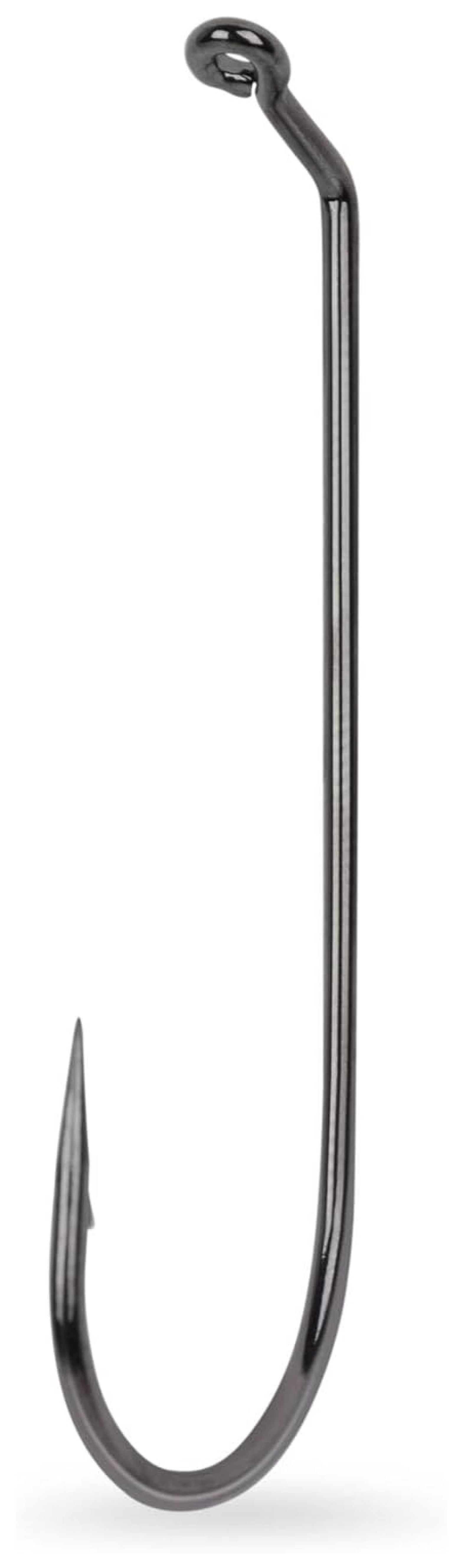 Mustad 32798 60° Bend Black Jig Hook with a Flat Eye Size 2/0-5/0 Compatible with Different jig molds from Do it Molds 4/0