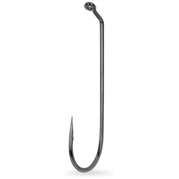 Mustad 32798 60 Bend Black Jig Hook with a Flat Eye Size 2/0-5/0 Compatible with Different jig molds from Do it Molds 4/0