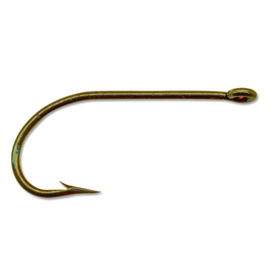 Mustad 3366 Sproat Classic Hook Ringed - Bronze - 100 Per Pack