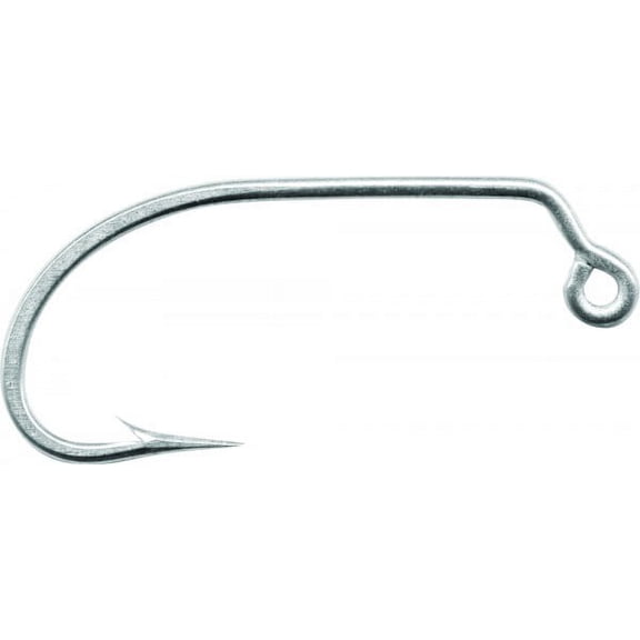 Mustad 34185 O'Shaughnessy Jig Classic Hook, 60 Degree Bend, Forged - Duratin - 1000 Per Pack